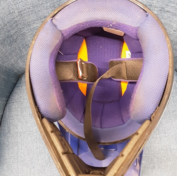 HJC Blue and Black Men's Helmet - Picture 5 of 5